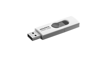 MEMORIA ADATA 64GB USB 2.0 UV220 RETRACTIL BLANCO-GRIS
