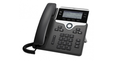 TELEFONO CISCO IP SERIE 7800 COMPATIBLE CON 4 LINEAS, POE, CON PANTALLA EN ESCALA DE GRISES DE ALTA RESOLUCI?N DE 3,5? (396X162) CON PUERTO RJ-9 FUENTE NO INCLUIDA