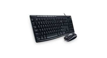 TECLADO/MOUSE LOGITECH MK200 NEGRO ALAMBRICOS MULTIMEDIA/OPTICO USB PC