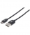 CABLE USB,MANHATTAN,353298,-C V2.0, C-A 1.0M NEGRO 480MBPS