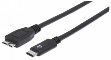 CABLE MANHATTAN USB-C 3.1 A MICRO B MACHO 1.0M M-M